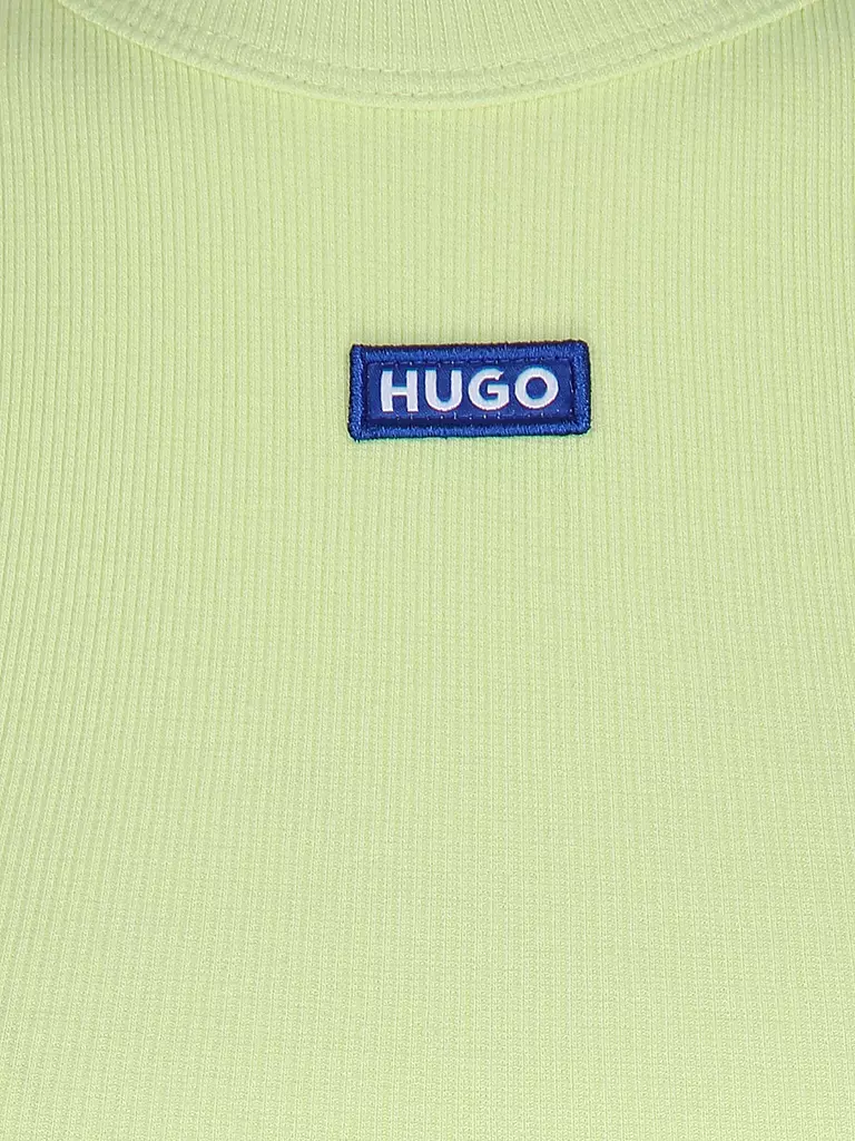 HUGO | Top Cropped Fit | hellblau