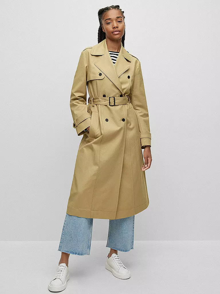 HUGO | Trenchcoat MESENDI | beige