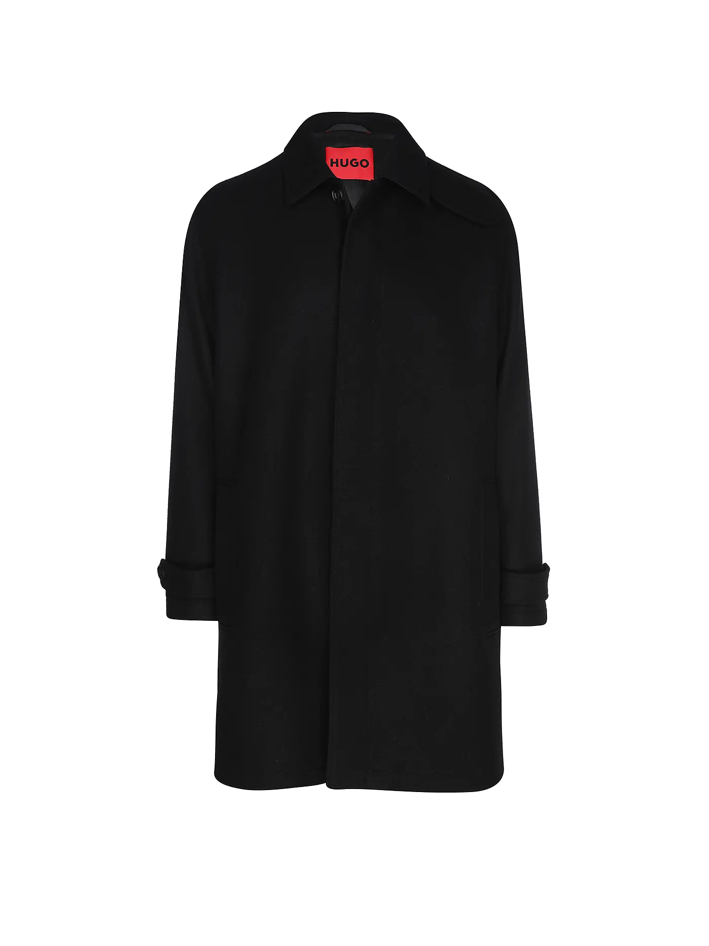 HUGO | Wollmantel MAVER | schwarz