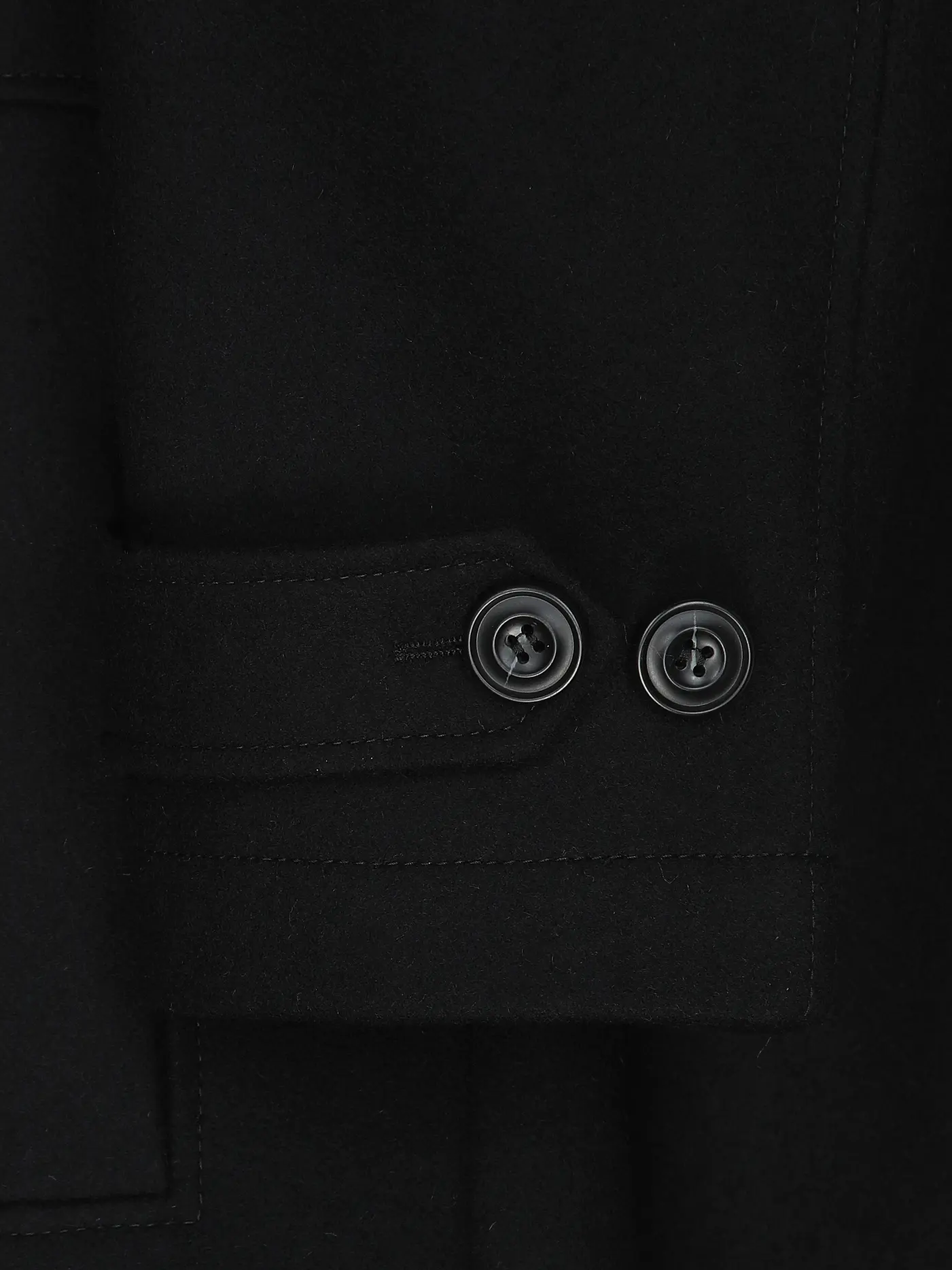 HUGO | Wollmantel MAVER | schwarz