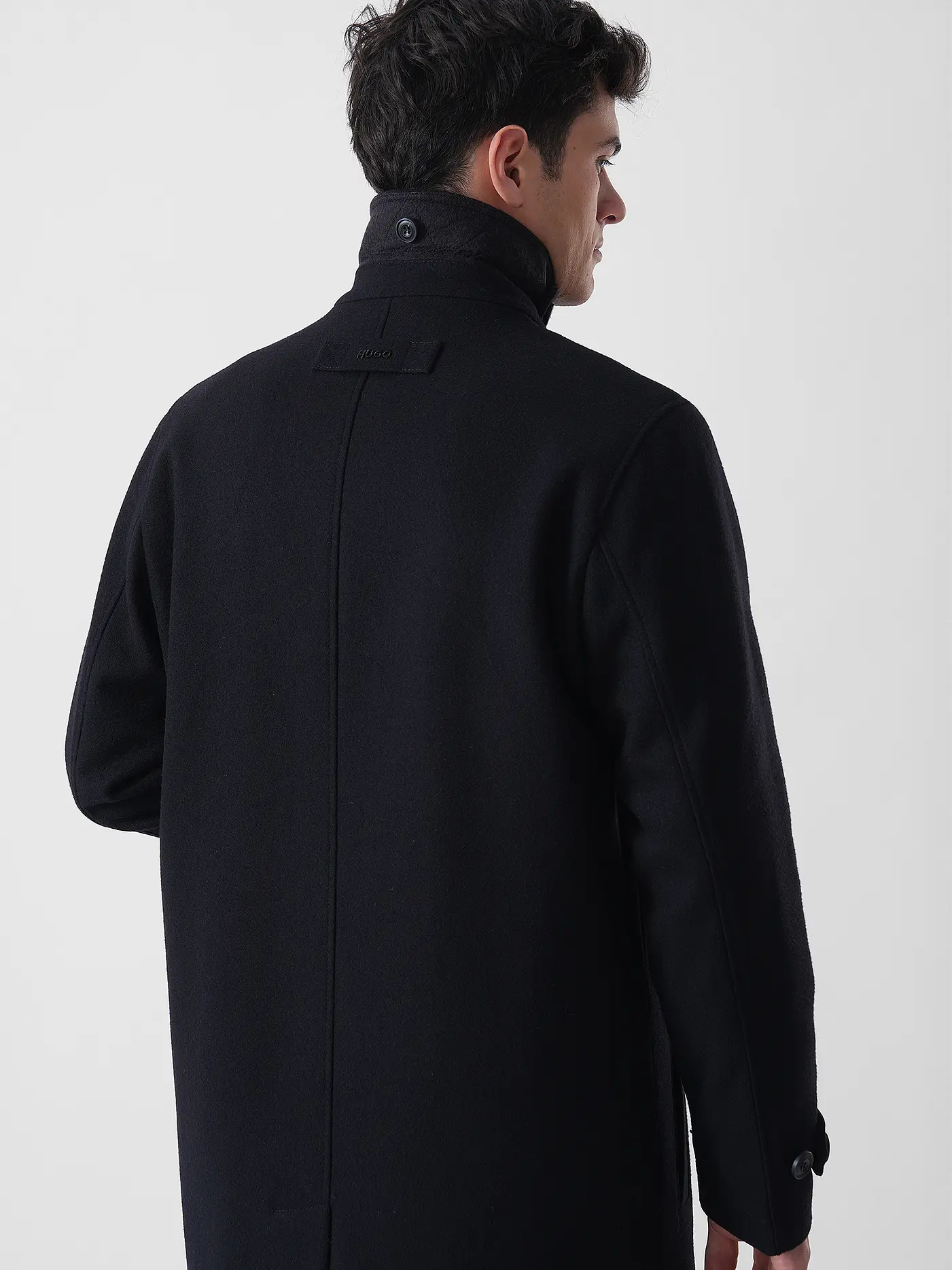 HUGO | Wollmantel MAVER | schwarz
