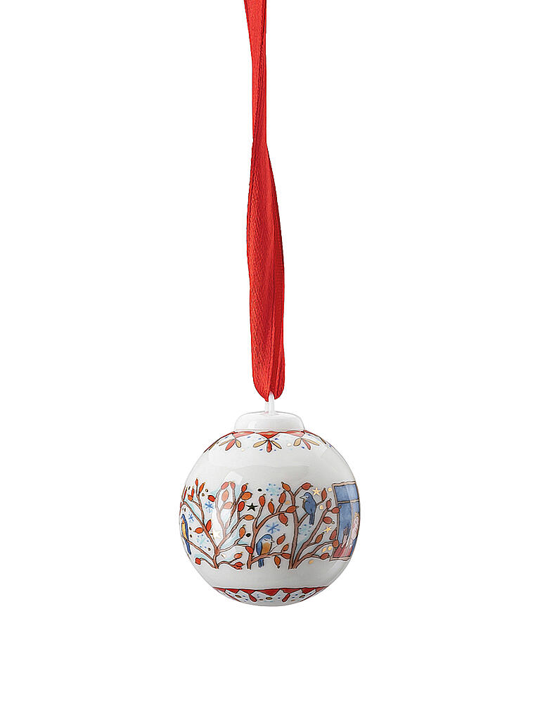 HUTSCHENREUTHER | Collector's Items Christmas Am Fenster Porzellan Minikugel | bunt