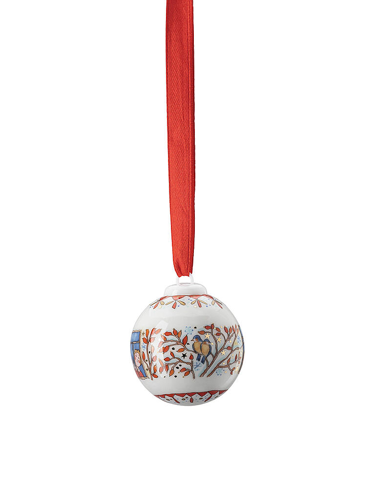 HUTSCHENREUTHER | Collector's Items Christmas Am Fenster Porzellan Minikugel | bunt