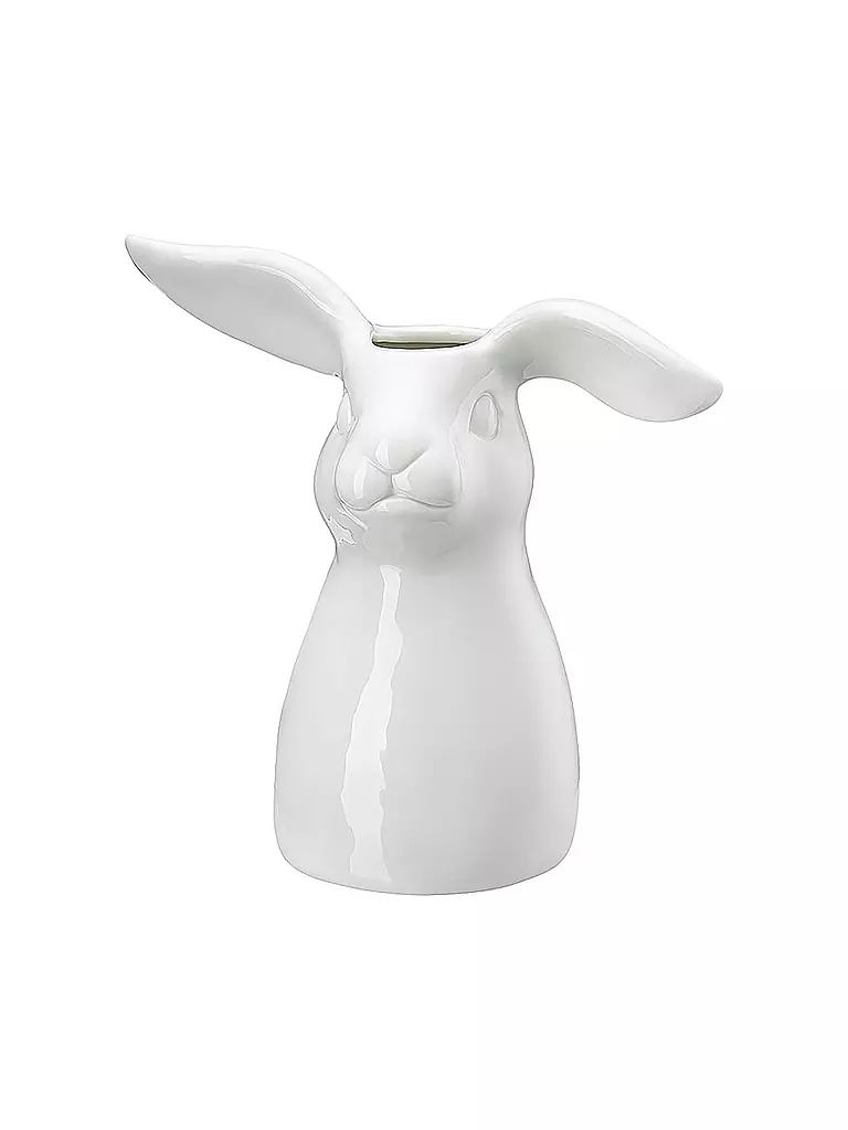 HUTSCHENREUTHER | Oster Porzellan Vase Hase 16cm Weiss | weiss