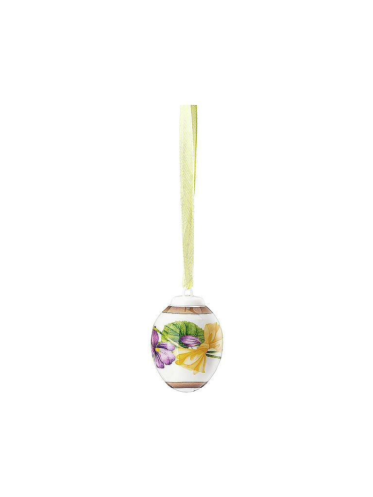 HUTSCHENREUTHER | Porzellan Mini Eier 5cm Veilchen | bunt
