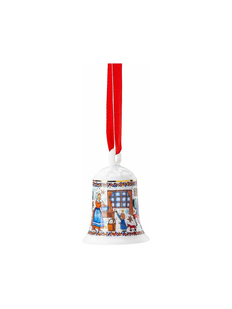 HUTSCHENREUTHER | Weihnachts Porzellan Glocke 2020 7cm | bunt
