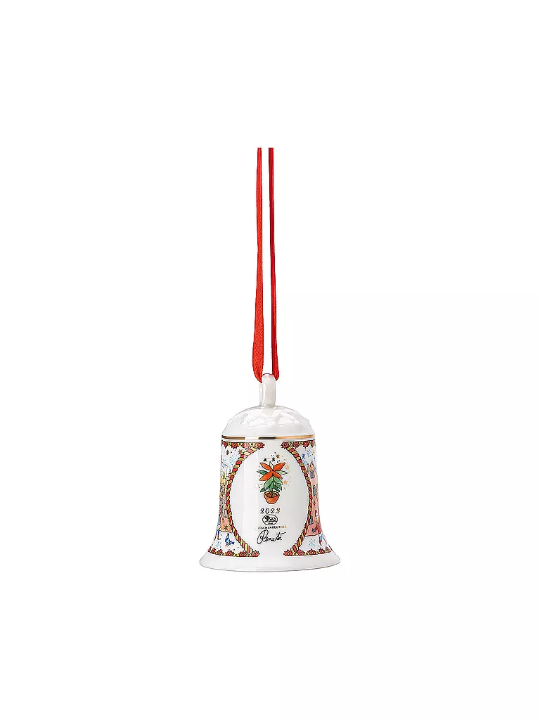 HUTSCHENREUTHER | Weihnachts Porzellan Glocke 2023 | bunt
