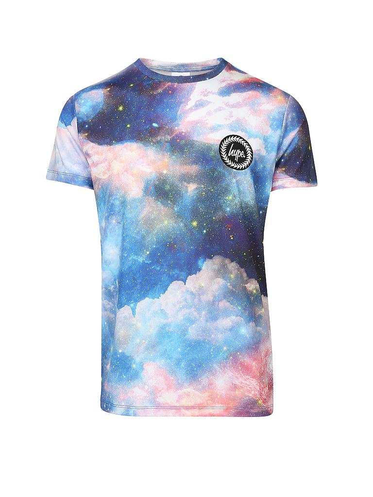 HYPE | T-Shirt " Sunset Space " | blau