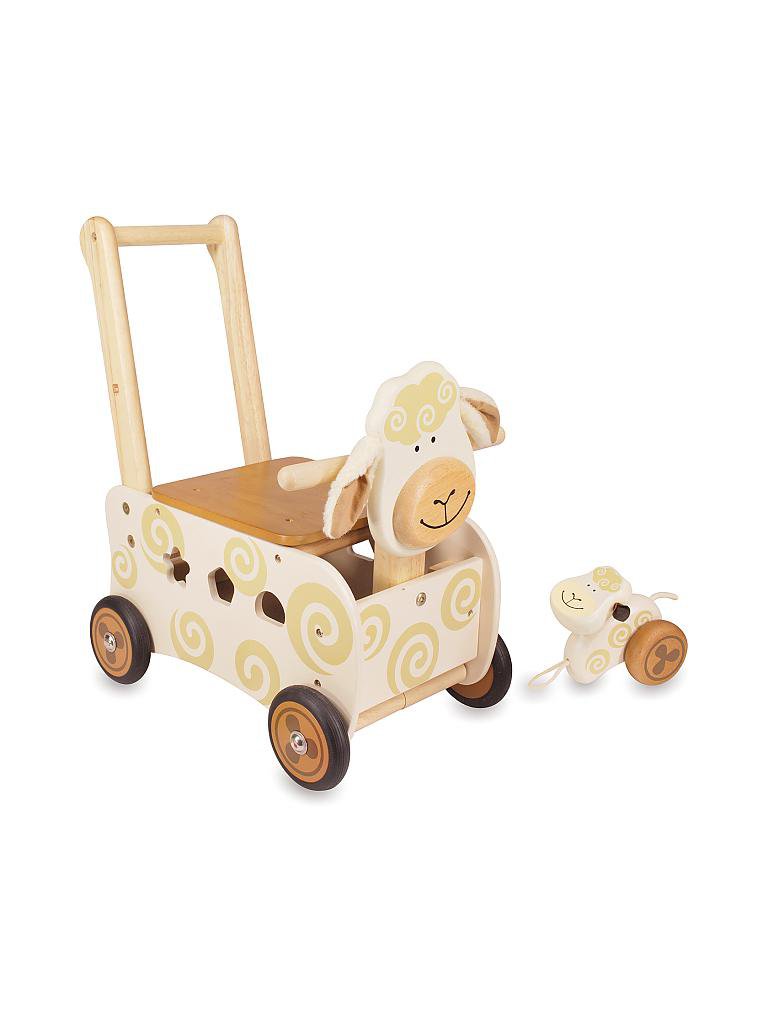 I'M TOY | Holz-Schiebewagen "Schaf" | keine Farbe