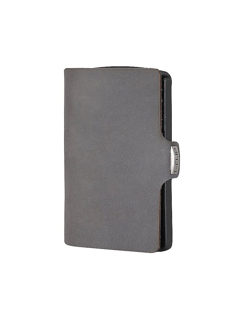 I-CLIP Kartenetui SOFT TOUCH grau