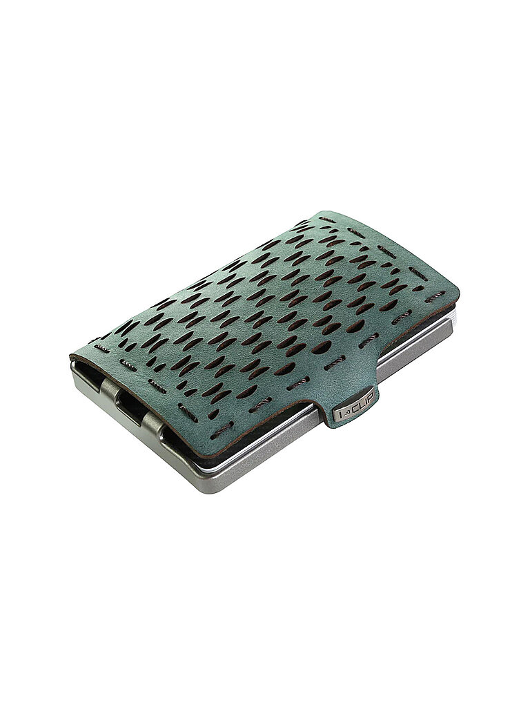 I-CLIP Cartera ORIGINAL SILVER BEACH CLUB BLUE LAGOON plata