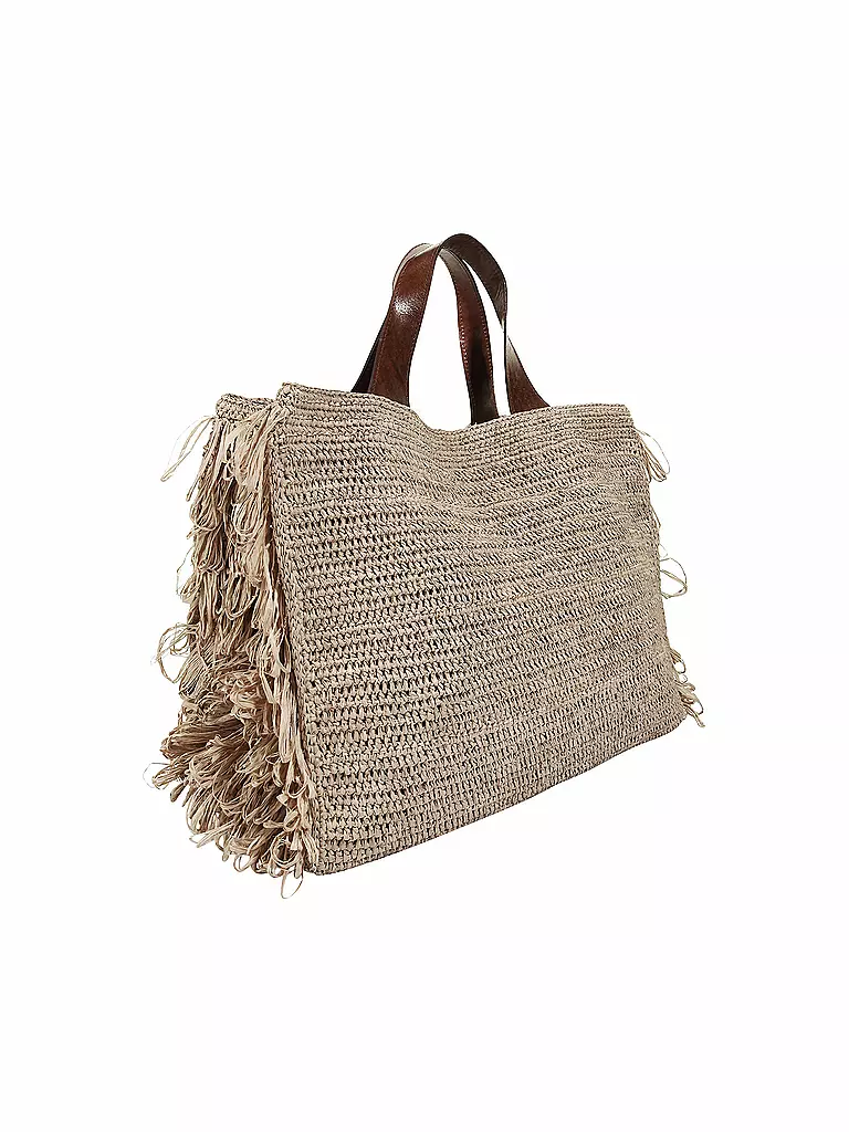 IBELIV | Strohtasche - Shopper ONJA | beige