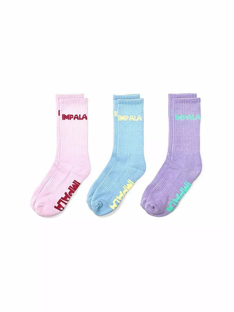 IMPALA | Socken 3er Pkg pastel | bunt