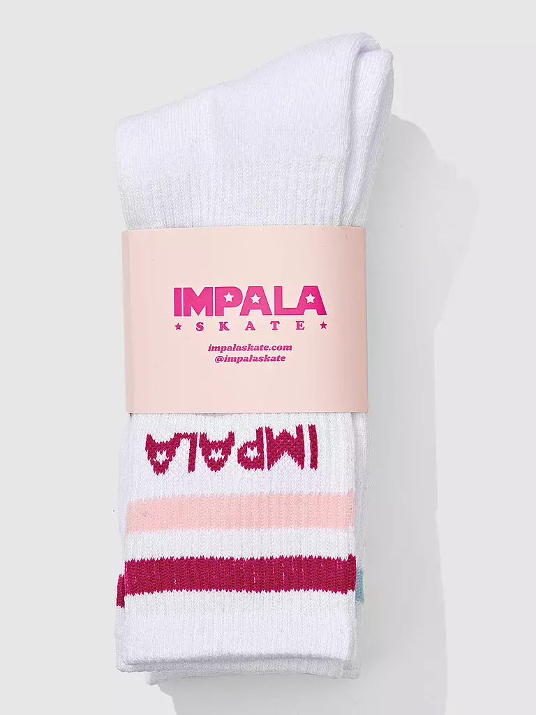 IMPALA | Socken 3er Pkg pastel | weiss