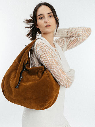 INA KENT | Ledertasche - Hobo Bag MIOW ED.1 SUEDE