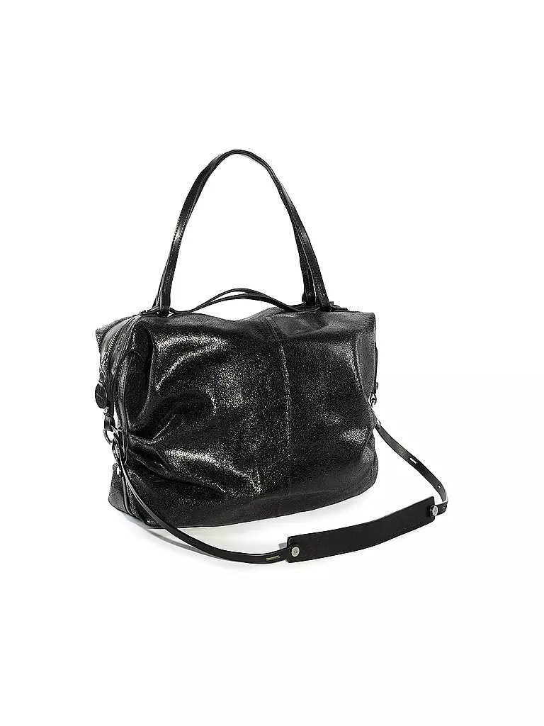 INA KENT | Ledertasche - Henkeltasche DELA EDEN ED. 1 | silber