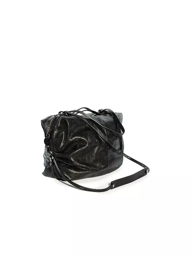 INA KENT | Ledertasche - Henkeltasche DELA EDEN ED. 1 | silber