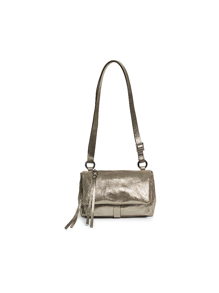Crossbody Bag Ina Kent Taschen INA KENT Ledertasche Mini Bag NELL Grau