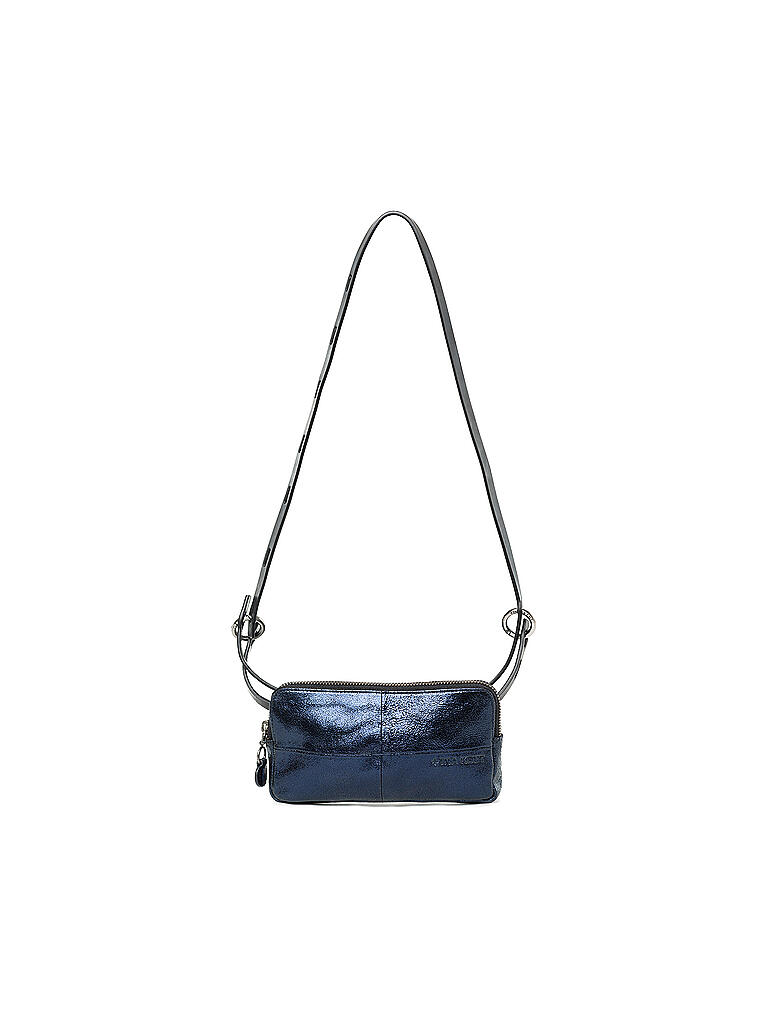 INA KENT | Ledertasche - Mini Bag X.ONI ed.2 | blau