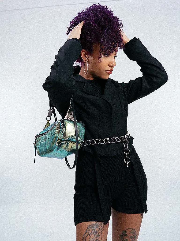 INA KENT | Ledertasche - Schultertasche ROXIE Ed.1 | Bunt