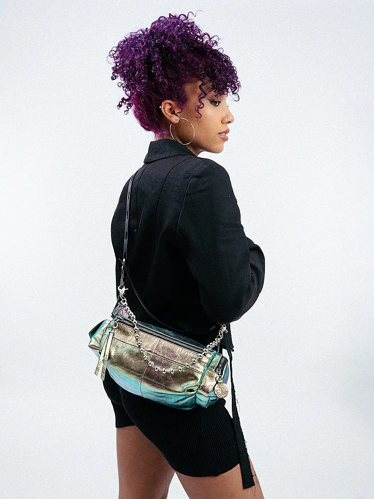 INA KENT | Ledertasche - Schultertasche ROXIE Ed.1 | Bunt