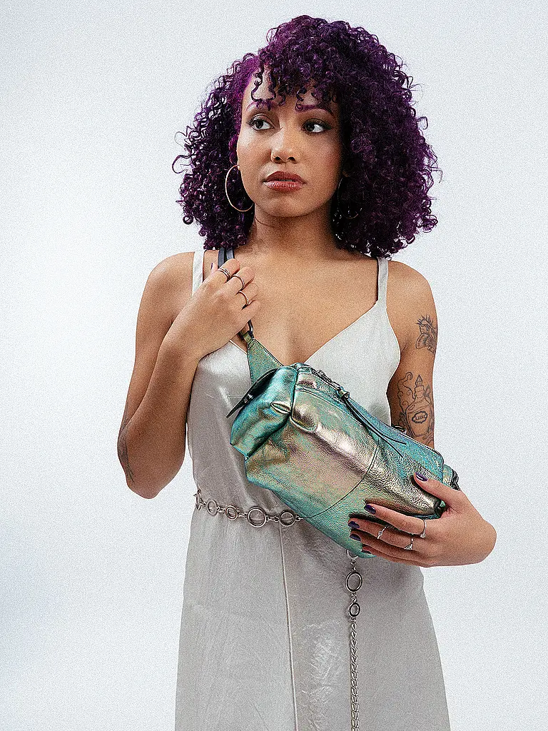 INA KENT | Ledertasche - Schultertasche ROXIE Ed.1 | Bunt