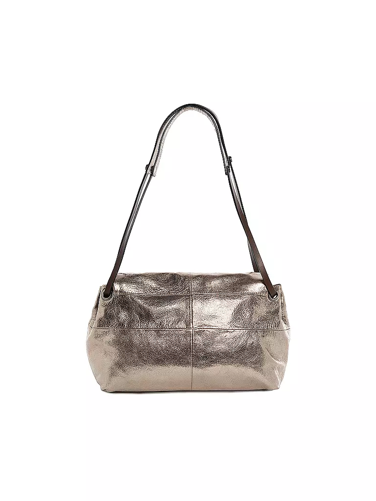 INA KENT | Ledertasche - Umhängetasche EILEEN ED. 1 | silber