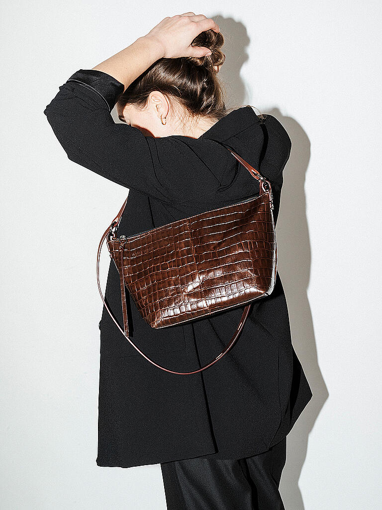 INA KENT | Ledertasche - Umhängetasche LUELL ed.1 | braun
