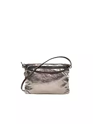 INA KENT | Ledertasche - Umhängetasche MOONLIT Ed. 1 | silber