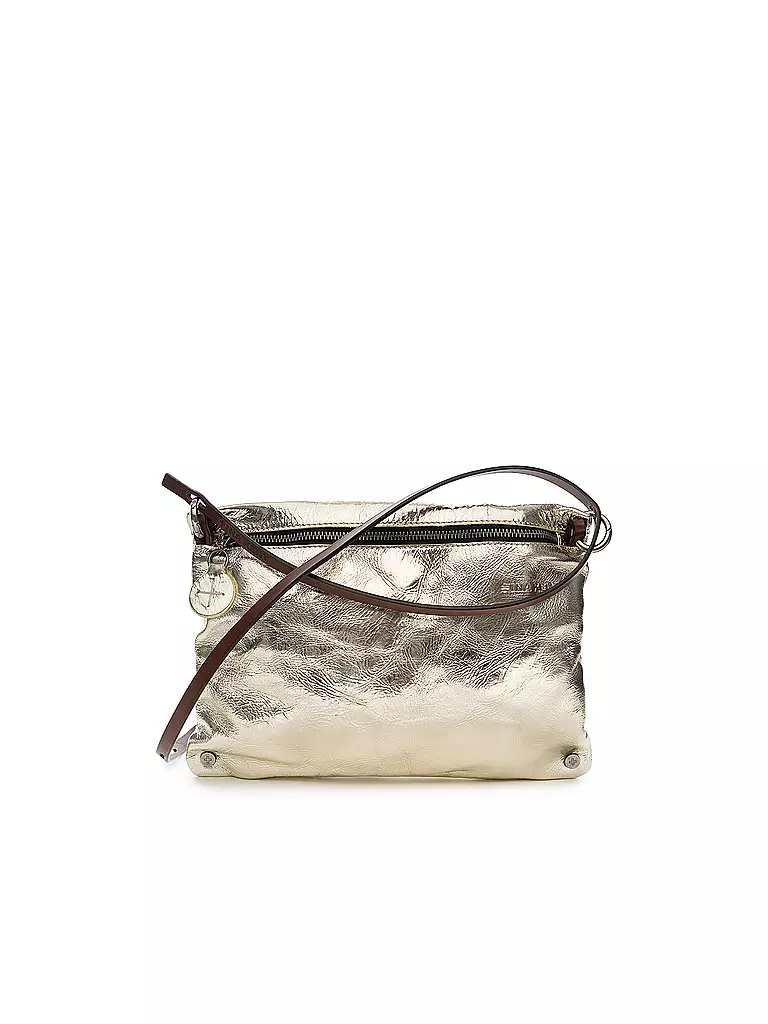 INA KENT | Ledertasche - Umhängetasche MOONLIT Ed. 1 | silber