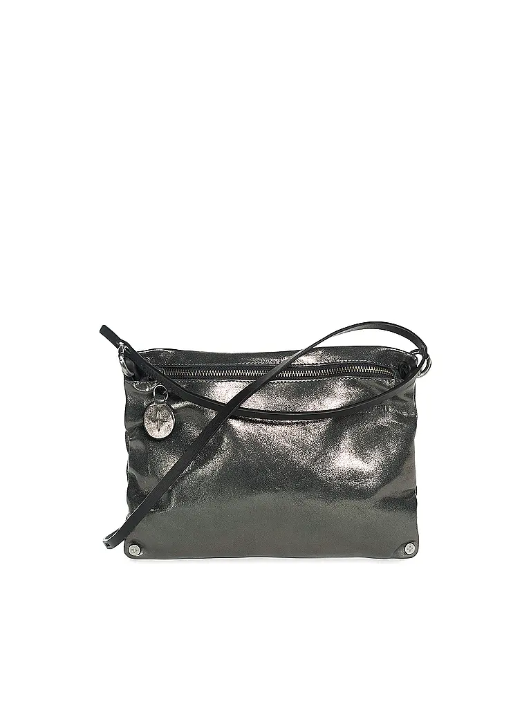 INA KENT | Ledertasche - Umhängetasche MOONLIT ed.1 | grau