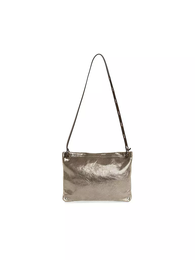 INA KENT | Ledertasche - Umhängetasche MOONLIT ed.2 | grau