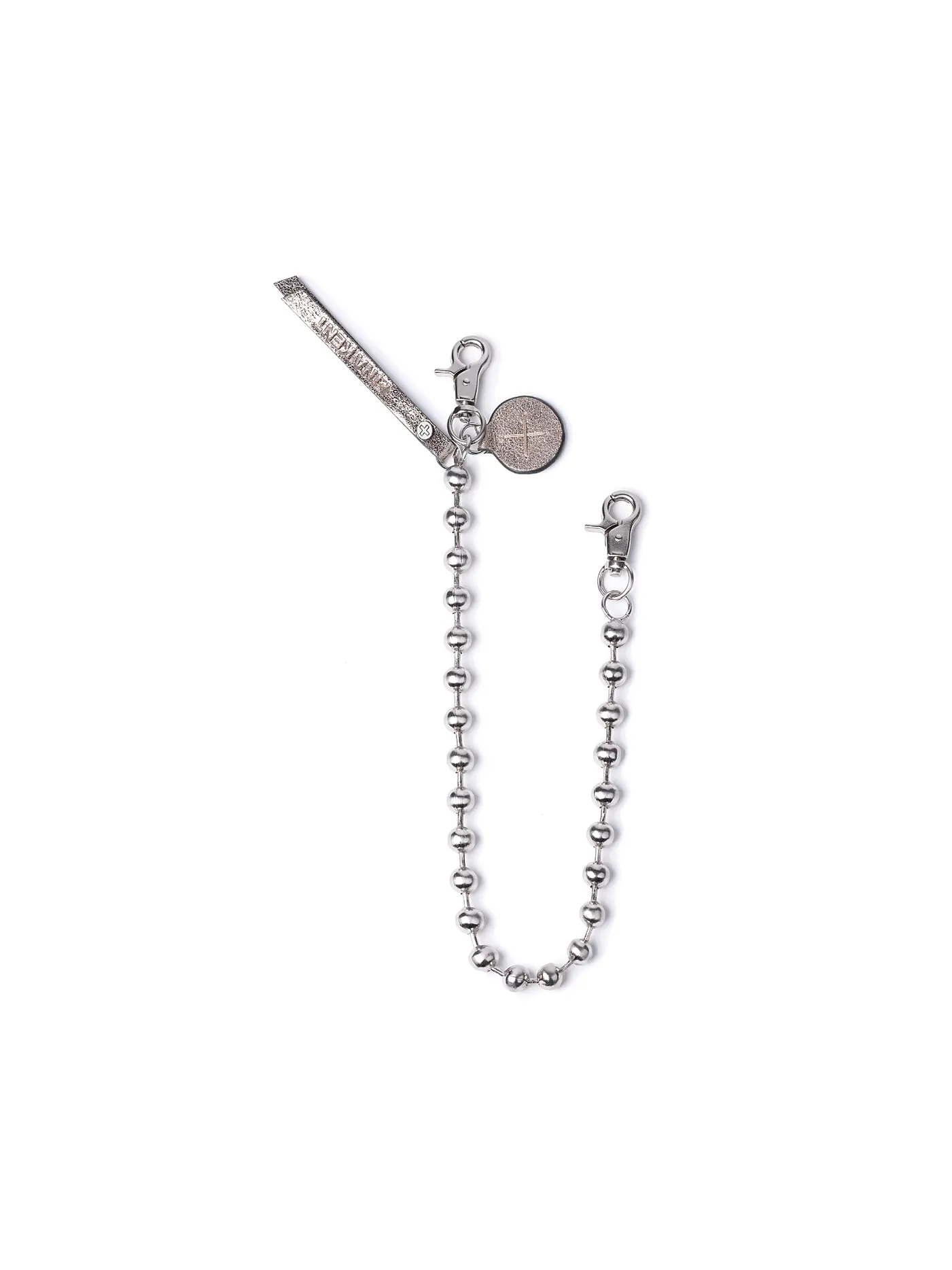 INA KENT | Schlüsselanhänger - Kettenriemen BALL N CHAIN ED.1 | silber