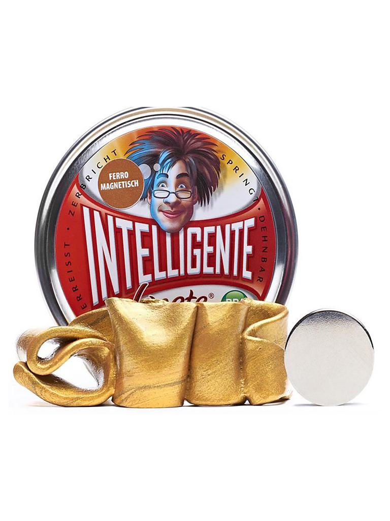 INTELLIGENTE KNETE | Knete - Ferromagnetisch - Gold inklusive Super-Magnet | keine Farbe