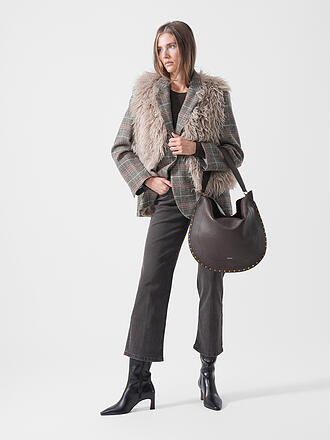 ISABEL MARANT | Ledertasche - Hobo OSKAN SOFT
