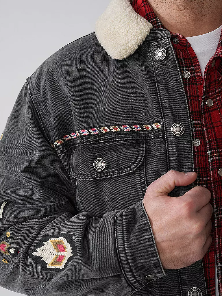 ISABEL MARANT | Jeansjacke JENSON | grau