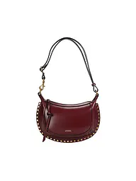 ISABEL MARANT | Ledertasche - Schultertasche OSKAN MOON | Dunkelrot