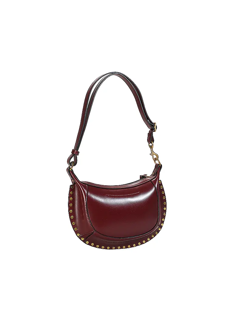 ISABEL MARANT | Ledertasche - Schultertasche OSKAN MOON | Dunkelrot