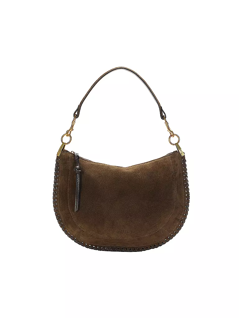 ISABEL MARANT | Ledertasche - Umhängetasche OSKAN SOFT ZIP | braun
