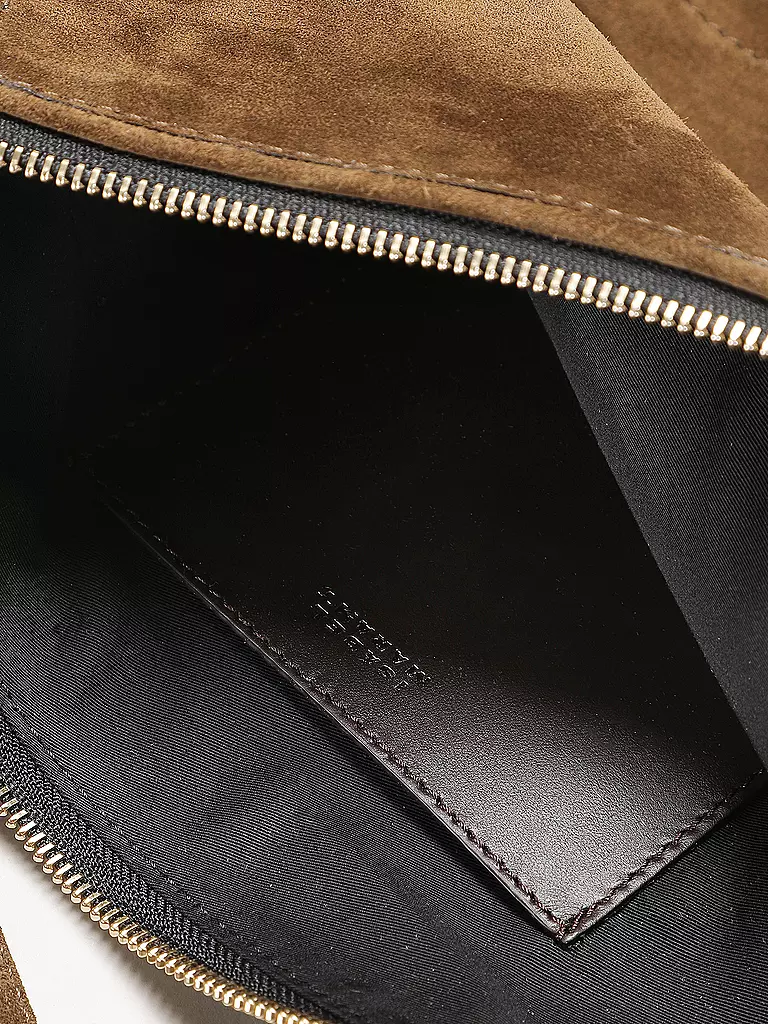 ISABEL MARANT | Ledertasche - Umhängetasche OSKAN SOFT ZIP | braun