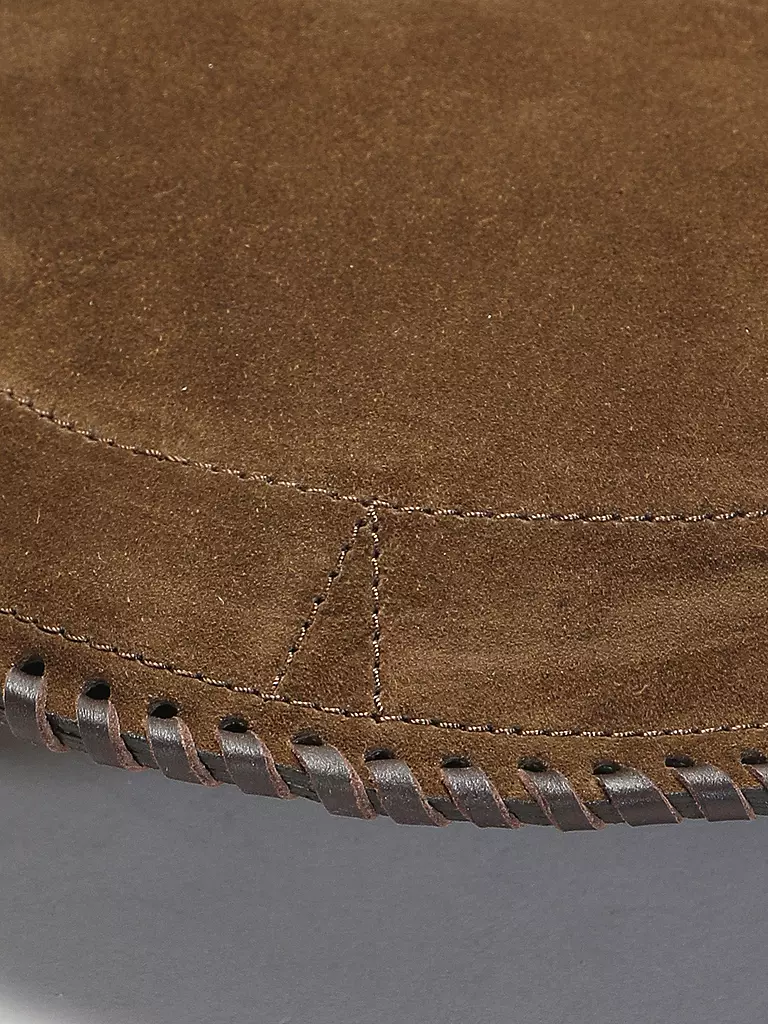 ISABEL MARANT | Ledertasche - Umhängetasche OSKAN SOFT ZIP | braun