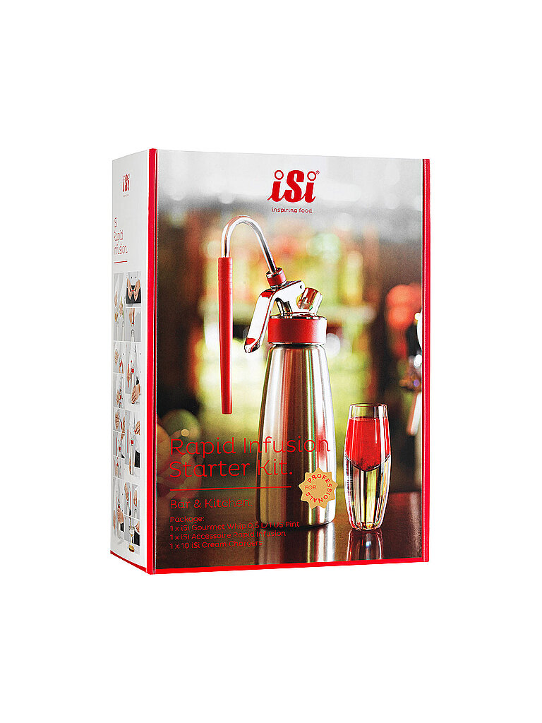 ISI Gourmet Whip 0,5 L Rapid Infusion silber
