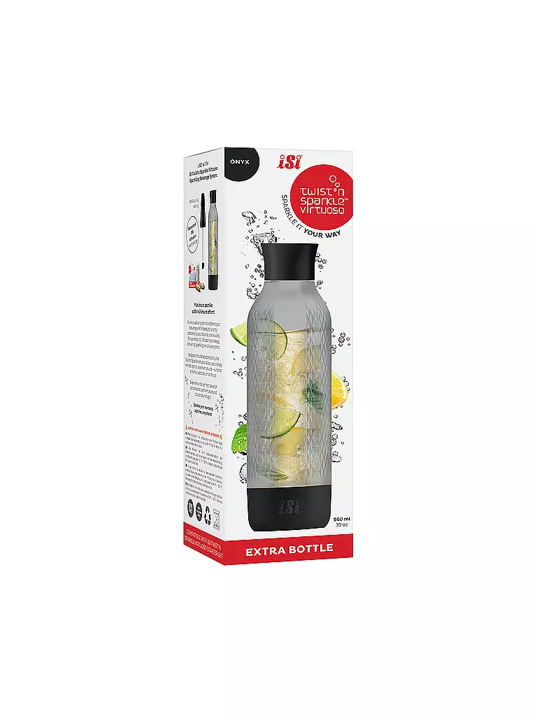 ISI | Flasche TWIST'N SPARKLE VIRTUOSO 0,95l  Grey | grau