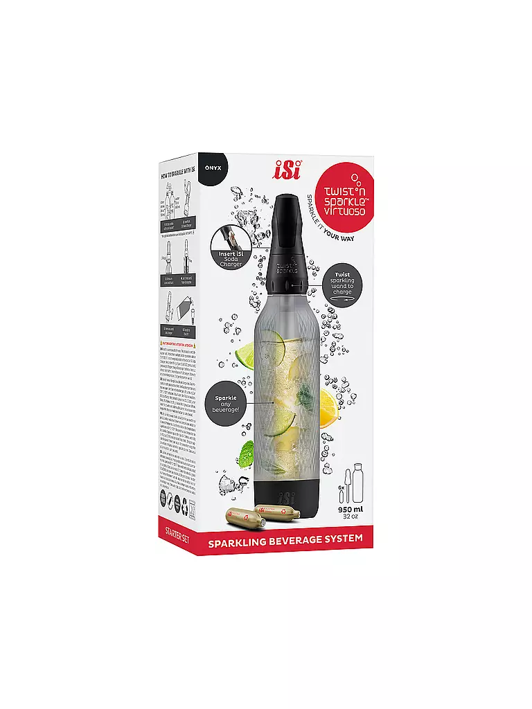 ISI | Starter Set TWIST'N SPARKLE VIRTUOSO 0,95l  Grey | grau