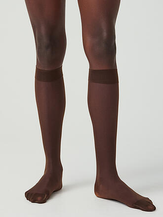 ITEM M6 | Kniestrümpfe INVISIBLE 15 DEN cacao