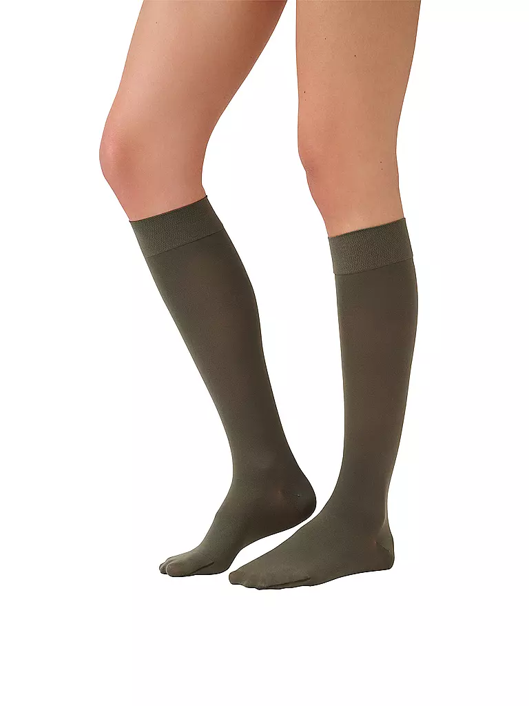 ITEM M6 | Kniestrümpfe CONSCIOUS 50 DEN | olive