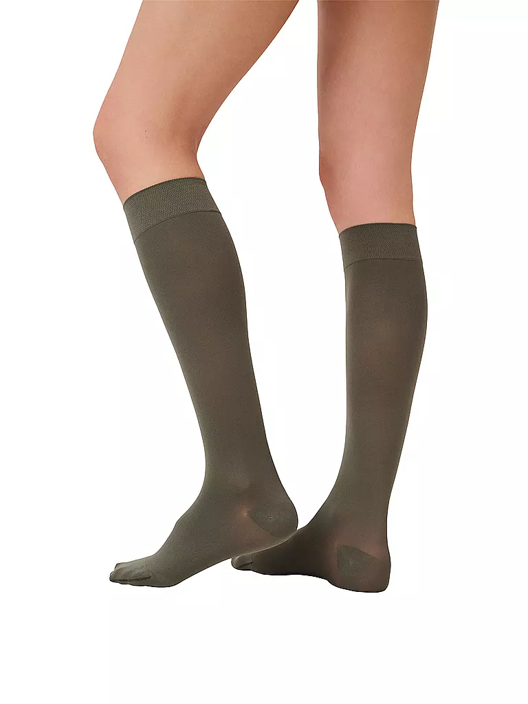 ITEM M6 | Kniestrümpfe CONSCIOUS 50 DEN | olive
