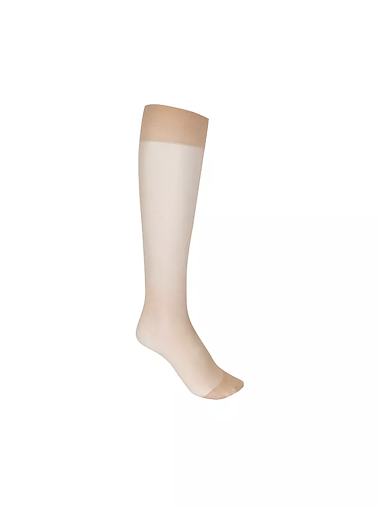 ITEM M6 | Kniestrümpfe INVISIBLE 15 Den ivory | beige