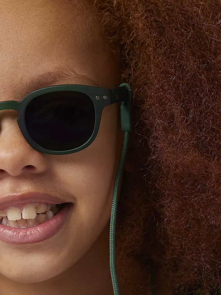IZIPIZI | Kinder Sonnenbrille SUN JUNIOR 5-10 Jahre #D | grün