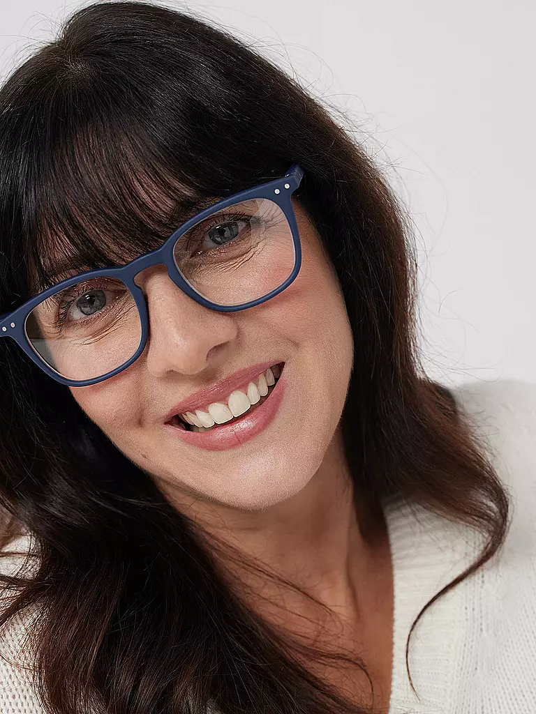 IZIPIZI | Lesebrille "No. C" (navy blue soft) | blau